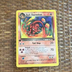 Pokemon TCG Dark Charmeleon Team Rocket 32/82 Uncommon 1999 50 HP English - Image 1