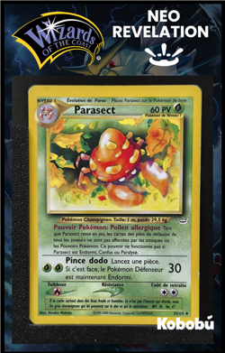 Carte Pokemon Parasect 35/64 Edition 2 Ed 2 Neo Revelation Wizards FR 5 - Image 1