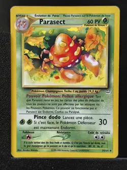 Carte Pokemon Parasect 35/64 Edition 2 Ed 2 Neo Revelation Wizards FR 5 - Image 2