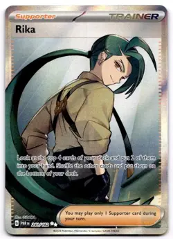 Rika 241/182 Ultra Rare Paradox Rift Pokemon Holo Near Mint - Image 1