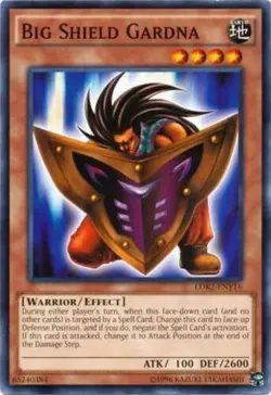 YUGIOH - Big Shield Gardna - LDK2-ENY16 - Common - Unlimited Ed - NM/M - Image 1