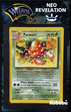 Carte Pokemon Parasect 35/64 Edition 2 Ed 2 Neo Revelation Wizards FR 3 - Image 1