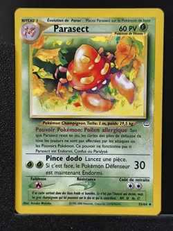 Carte Pokemon Parasect 35/64 Edition 2 Ed 2 Neo Revelation Wizards FR 3 - Image 2
