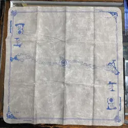 Yugioh *Khalsa Brain Games Spellground Playmat* Gray (used from 2018) - Image 1