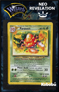 Carte Pokemon Parasect 35/64 Edition 2 Ed 2 Neo Revelation Wizards FR 6 - Image 1