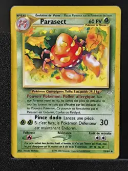 Carte Pokemon Parasect 35/64 Edition 2 Ed 2 Neo Revelation Wizards FR 6 - Image 2