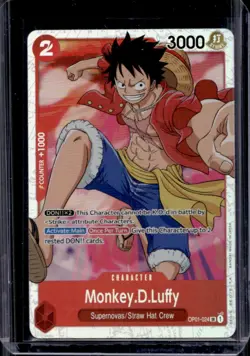 2024 One Piece The Best Monkey.D.Luffy Super Rare #OP01-024 - Image 1