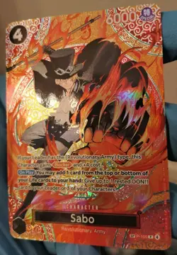 Sabo (P-105) (SP) - Adventure on Kami's Island (OP15-EB04) TCG English Card - Image 1