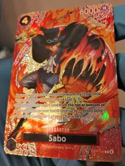 Sabo (P-105) (SP) - Adventure on Kami's Island (OP15-EB04) TCG English Card - Image 3
