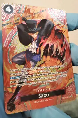 Sabo (P-105) (SP) - Adventure on Kami's Island (OP15-EB04) TCG English Card - Image 5
