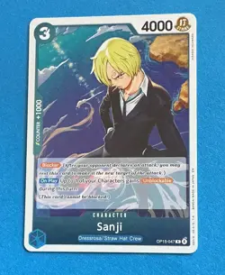 Sanji Adventure On Kami's Island One Piece OP15-047 Foil - Image 1