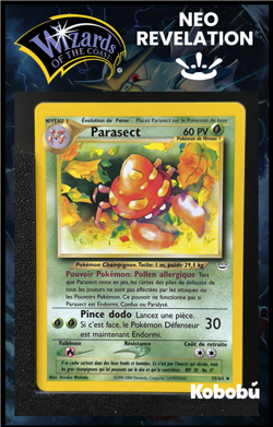 Carte Pokemon Parasect 35/64 Edition 2 Ed 2 Neo Revelation Wizards FR 1 - Image 1