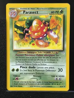 Carte Pokemon Parasect 35/64 Edition 2 Ed 2 Neo Revelation Wizards FR 1 - Image 2