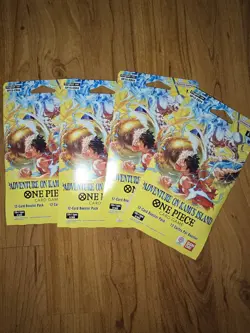 One Piece Op15 Adventure On Kami’s Island Sleeved Booster Pack (Lot of 4) - Image 1