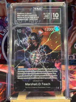 OP09-093 Marshall D Teach Alt Art SR One Piece TCG English - Image 1