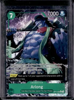 2025 One Piece A Fist of Divine Speed Arlong Rare Alt Art #OP11-023 - Image 1