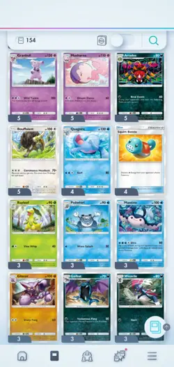 Pokemon Pocket Mobile Game Trade Wisdom Of Sea And Sky Set ◇◇ Rare Cards - Image 2
