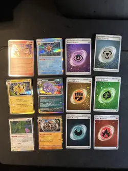 12 Card Pokemon 151 Card Lot All Rare And HOLOS ENEGY HOLOS SWIRLS JOLTEON DITTO - Image 2