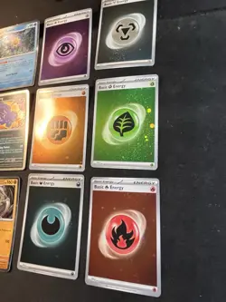 12 Card Pokemon 151 Card Lot All Rare And HOLOS ENEGY HOLOS SWIRLS JOLTEON DITTO - Image 5