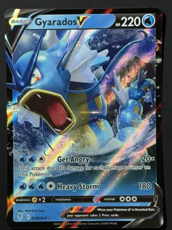 Pokemon TCG - Gyarados V 028/203 Evolving Skies - Holo Ultra Rare Card NM - Image 2