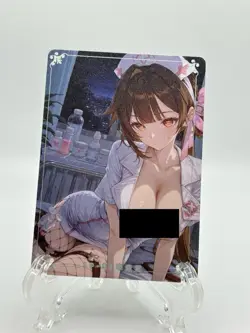Hu Tao SP-08 Nurse Illustration Reluctant Card Set Genshin Impact - Image 1