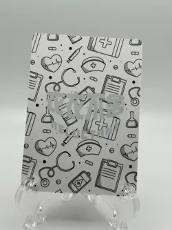 Hu Tao SP-08 Nurse Illustration Reluctant Card Set Genshin Impact - Image 2