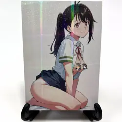 Suzume Iwato Sexy Hot Anime Waifu Girl Doujin Lewd Goddess Story Holo Art Card - Image 2