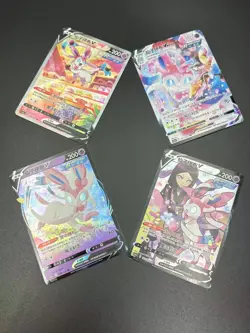 Pokemon Chinese IN STOCK Sylveon V CS4ac SR Holo Alt Art Sword Shield 4PCS - Image 2