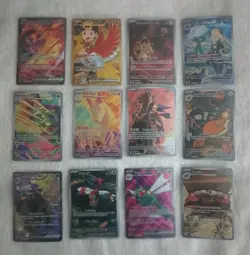 Pokemon Destined Rivals (12) Card Lot. Secret Rares, Special Illustration, NM/M - Image 1