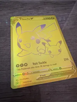 Pikachu V SWSH145 SWSH: Sword & Shield Promo Cards Holo - Image 3