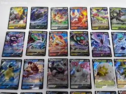 Lot of 50 V, VStar, & VMax Pokemon TCG Trading Cards - Image 2