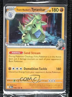 Team Rocket's Tyranitar (Pokemon Center Promo) Destined Rivals (DRI) #096 - Image 1
