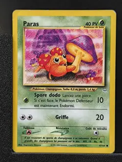 Carte Pokemon Paras 47/64 Edition 2 Ed 2 Neo Revelation Wizards FR 6 - Image 2