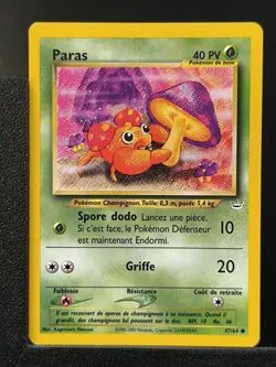 Carte Pokemon Paras 47/64 Edition 2 Ed 2 Neo Revelation Wizards FR 8 - Image 2