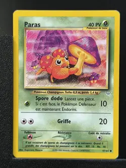 Carte Pokemon Paras 47/64 Edition 2 Ed 2 Neo Revelation Wizards FR 4 - Image 2