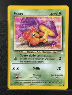 Carte Pokemon Paras 47/64 Edition 2 Ed 2 Neo Revelation Wizards FR 1 - Image 2