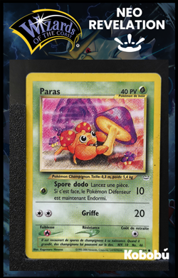 Carte Pokemon Paras 47/64 Edition 2 Ed 2 Neo Revelation Wizards FR 5 - Image 1