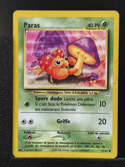 Carte Pokemon Paras 47/64 Edition 2 Ed 2 Neo Revelation Wizards FR 5 - Image 2