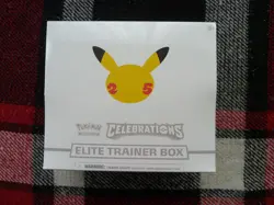 Pokemon TCG Celebration Elite Trainer Box 25th Anniversary Factory Sealed 2021 - Image 2