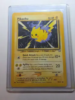 Pikachu 70/111 Pokemon TCG Neo Genesis Non Holo LP - Image 3