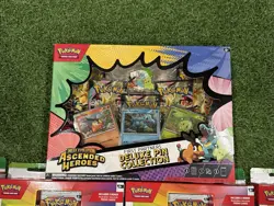 Pokemon TCG Mega Evolution Ascended Heroes Deluxe Pin Collection Promo Box - Image 1