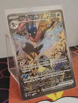 Pokemon Greninja EX SVP 132 Scarlet & Violet Black Star Promo - Image 2