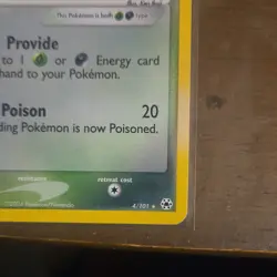 Pokemon Dark Celebi EX Hidden Legends Holo Rare 4/101 English 70 HP Ken Ikuji - Image 2