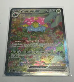 Venusaur EX 198/165 SV Scarlet & Violet 151 Holo Poke'mon TCG - Image 1
