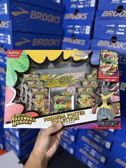 Pokemon TCG: Ascended Heroes Premium Poster Collection Mega Lucario Sealed Box - Image 1