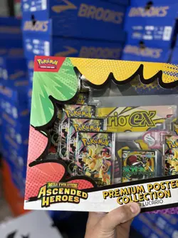 Pokemon TCG: Ascended Heroes Premium Poster Collection Mega Lucario Sealed Box - Image 2