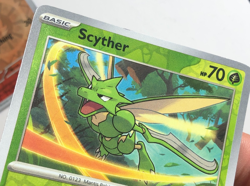 Pokemon TCG 151 Reverse Holographic Scyther 123/165 Near Mint - Image 2