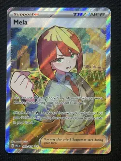 Pokemon Mela 140/131 Sv: Prismatic Evolutions Ultra Rare Holo Full Art - Image 1