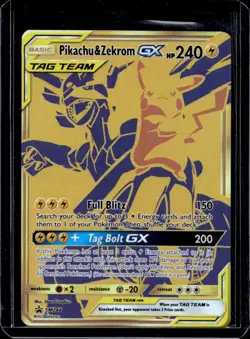 2016-19 Pokemon SM Black Star Promos Pikachu & Zekrom Tag Team #SM248 - Image 1