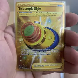 Telescopic Sight Pokemon TCG 203/185 Vivid Voltage Secret Rare Full Art Holo - Image 1